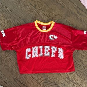 NFL Chiefs cropped mesh jersey S